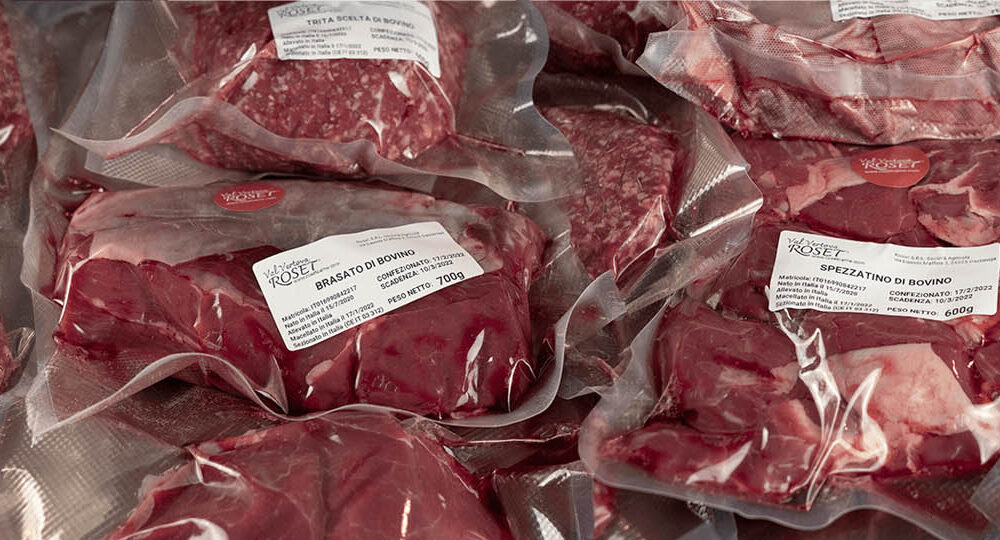 Carne di bovino sottovuoto - Roset Carne